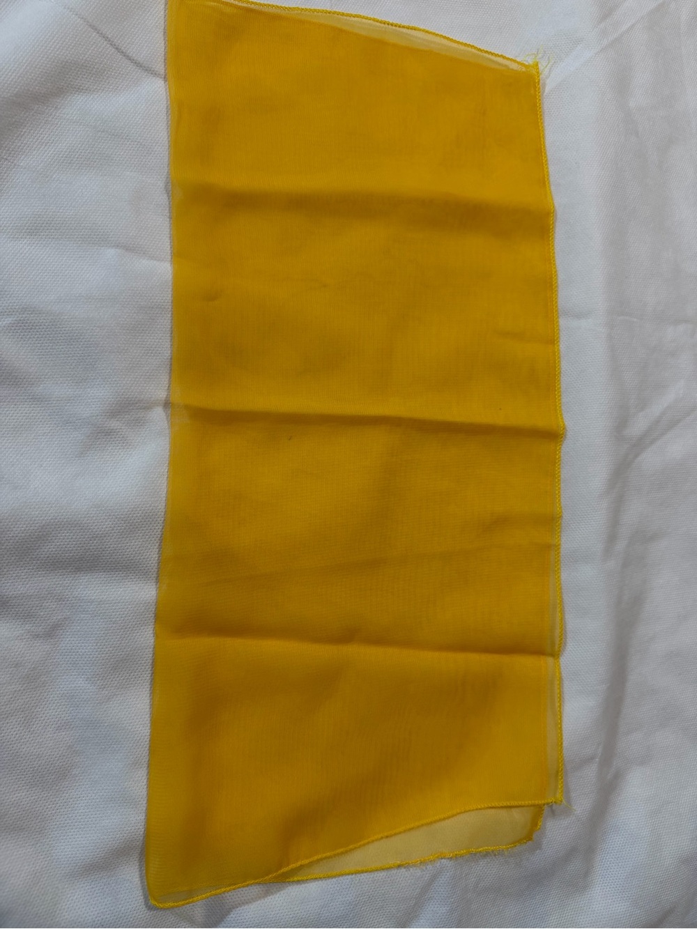 Solid Yellow Lightweight Scarf